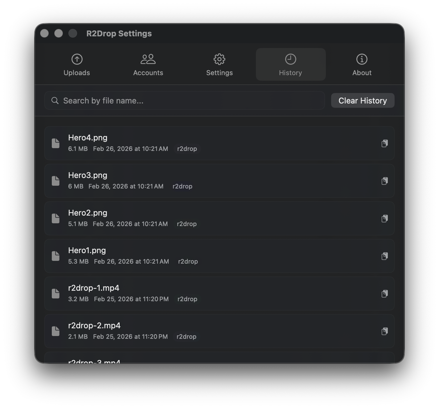 Auto-Copy Public URLs